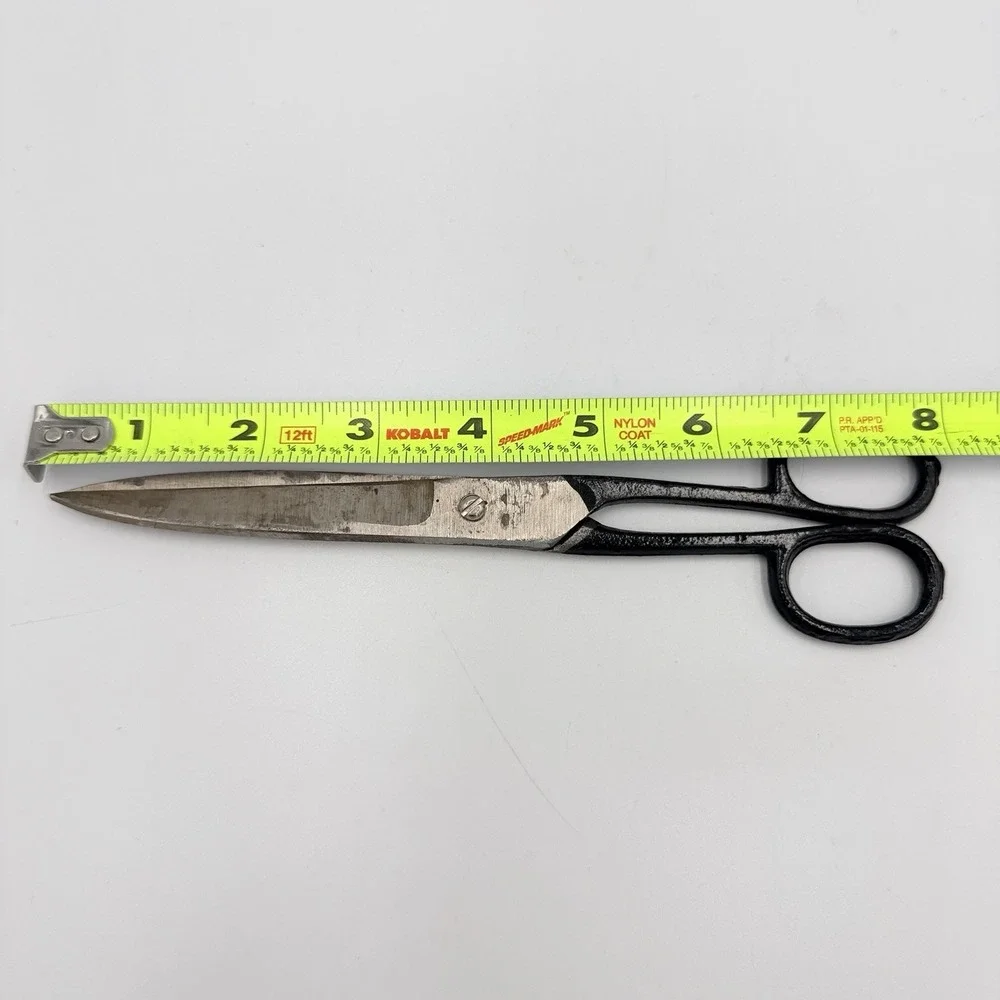 Vintage All Metal Tailor Shears Scissors 8